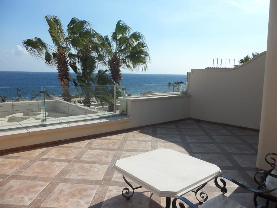 Terrasse Standardzimmer Block 3 Pickalbatros Citadel Resort