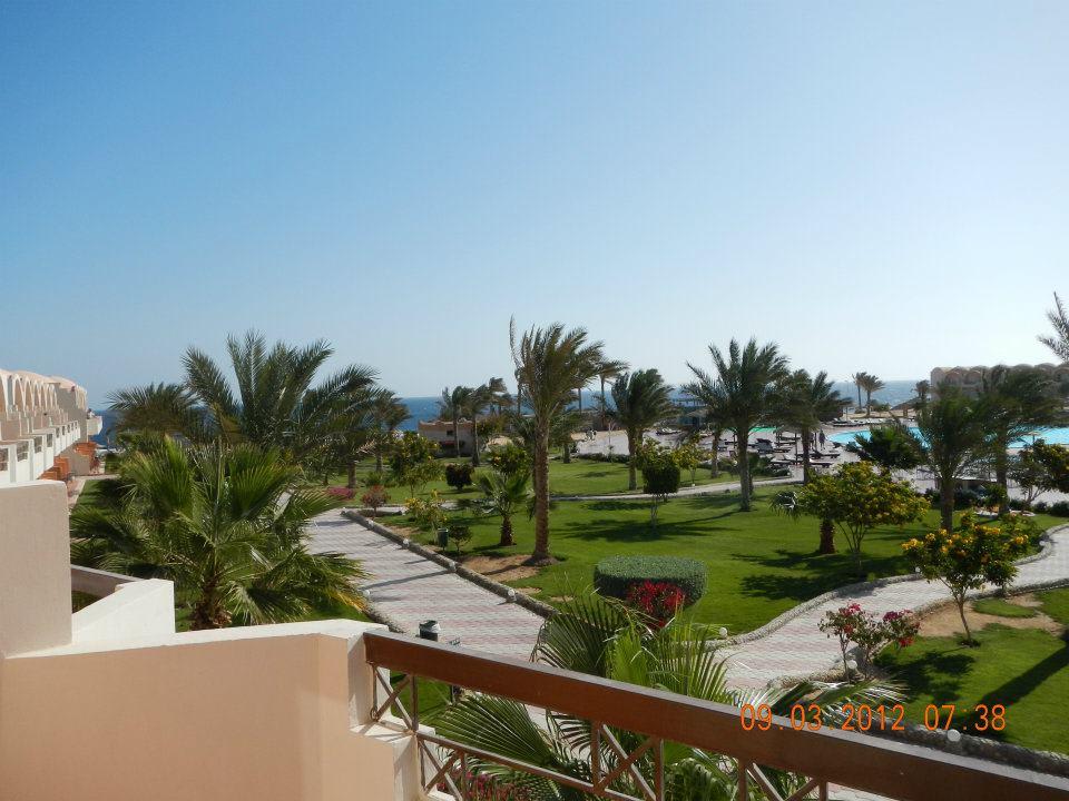 Vom Balkon Three Corners Sea Beach Resort