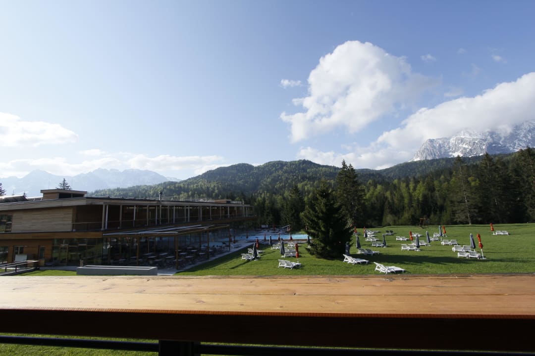 Gartenanlage und Ausblick Das Kranzbach