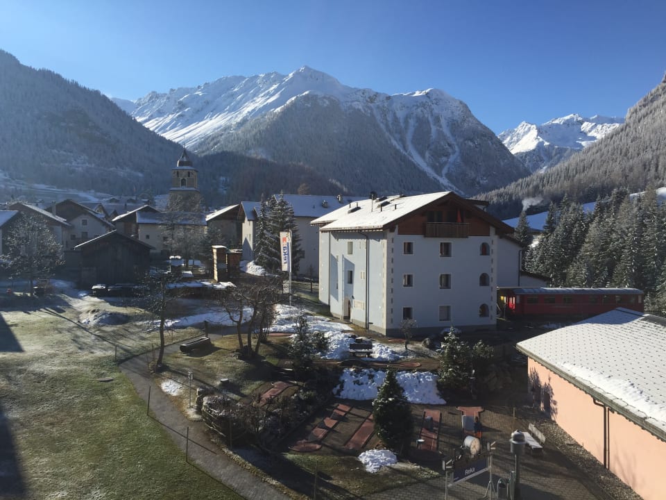 Ausblick Reka-Feriendorf Bergün