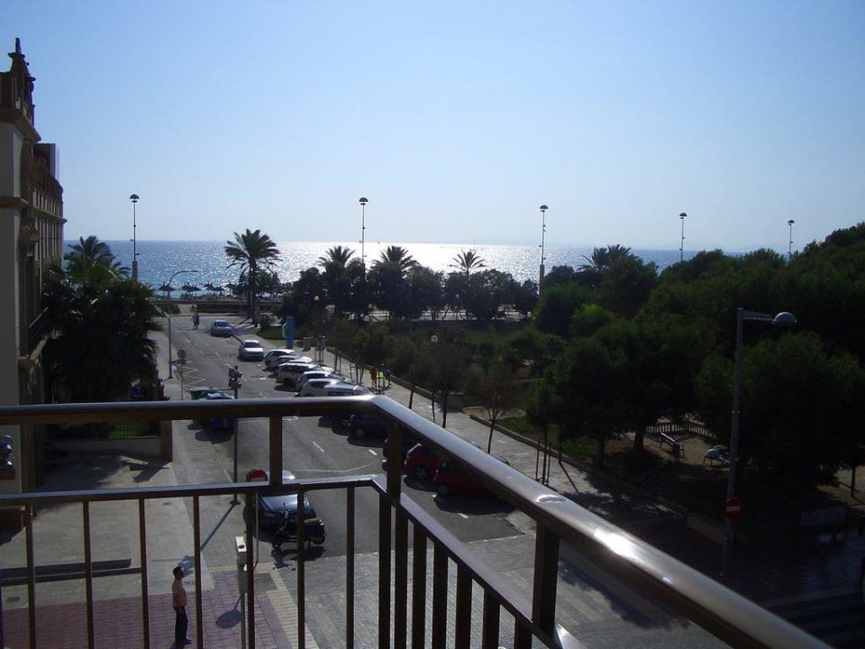 Blick vom Balkon Hotel & Appartements Leman