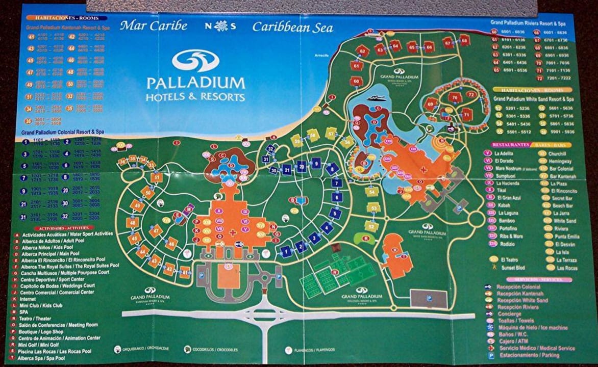 Auf Dem Plan Sind Alle Vi Grand Palladium Colonial Resort And Spa Akumal Riviera Maya