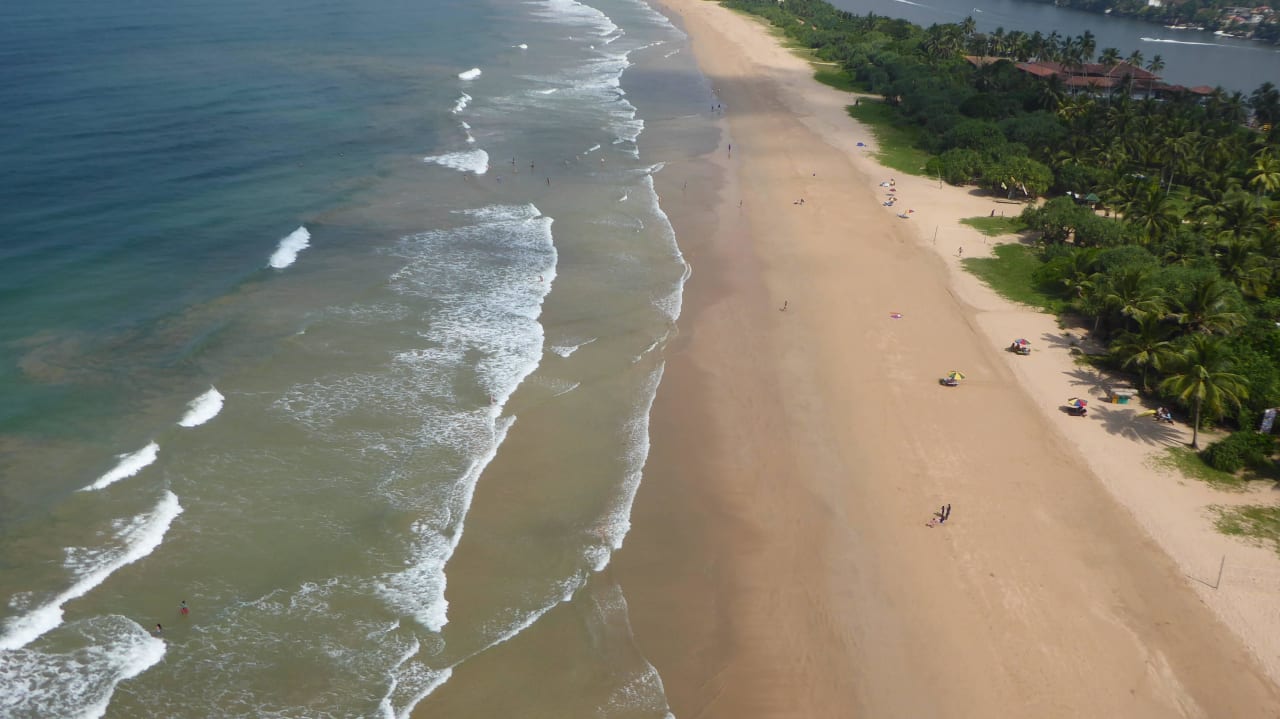 Ausblick vom Paraflug Hotel Bentota Village