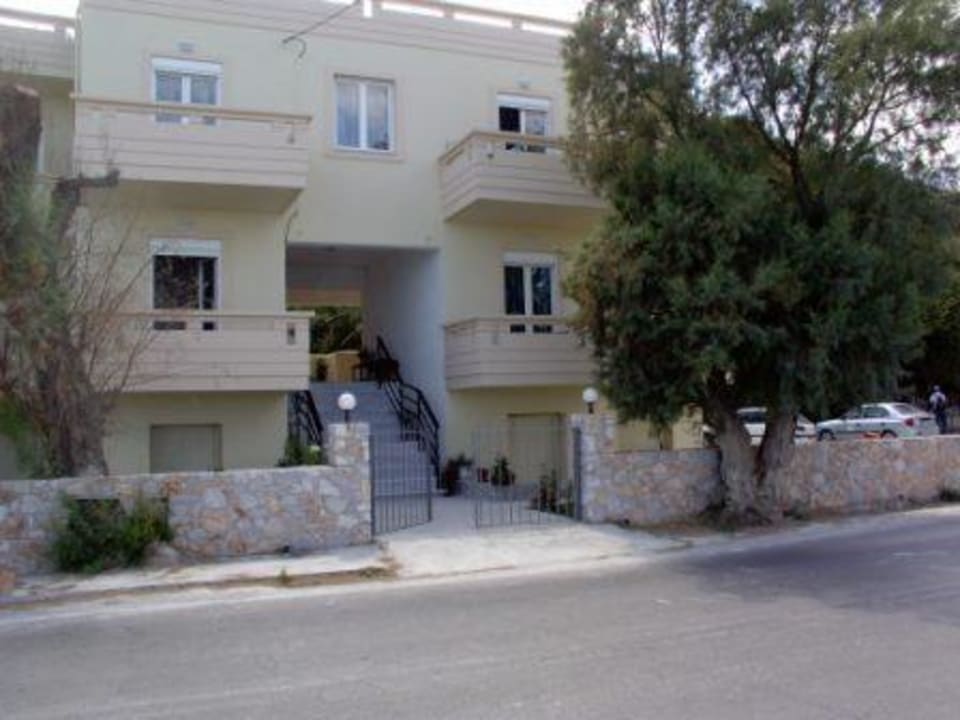 Eingang Asterina Seaside Apartments