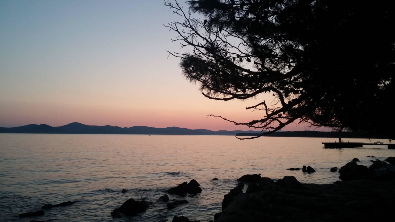 Abendstimmmung Pine Beach Pakostane