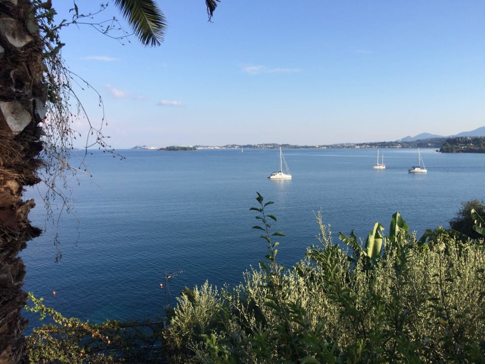 Blick vom Balkon Kommeno Bella Vista Apartments