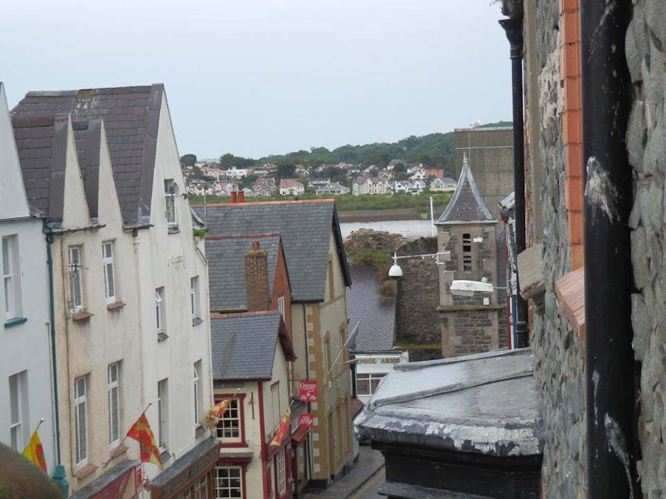 Blick vom Zimmerfenster Castle Hotel