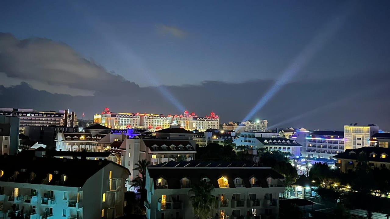 Ausblick Sunis Evren Beach Resort Hotel & Spa
