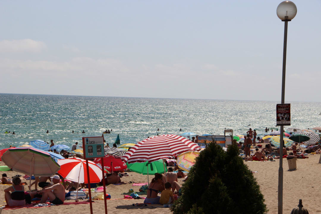 Strand Aussicht zum Nachmittag AluaSun Helios Beach