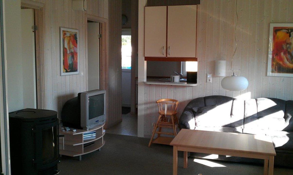 Wohnzimmer Ferienhaus Strandpark 17