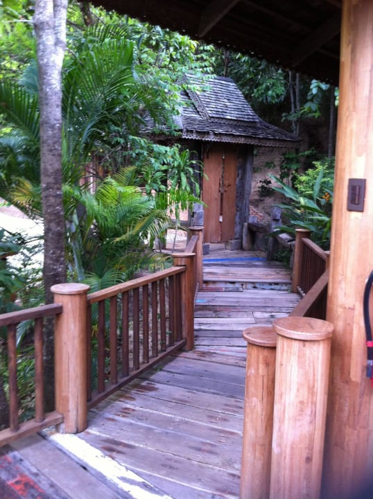 Weg zur Villa Santhiya Koh Phangan Resort & Spa