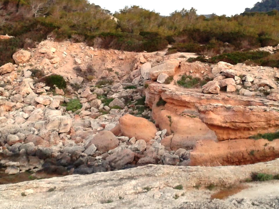 Felsen beim Hotel Barceló Portinatx - Adults only
