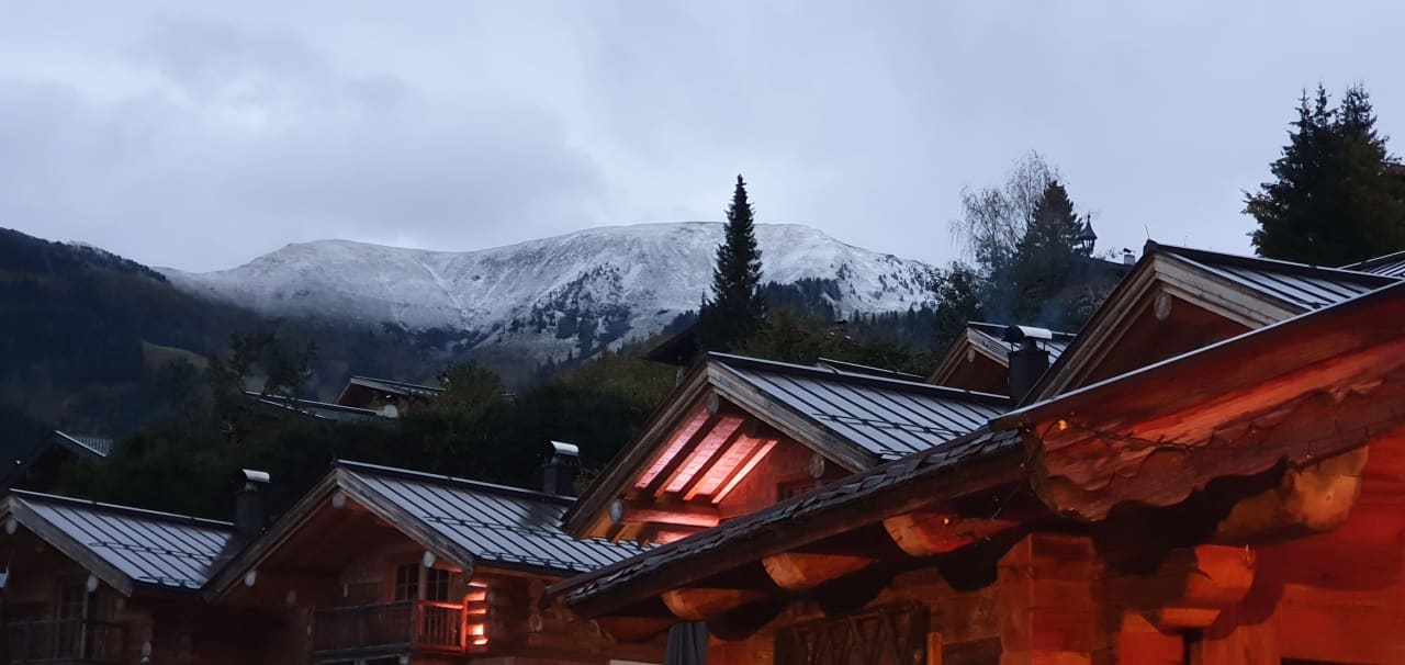 Ausblick Hüttendorf Maria Alm