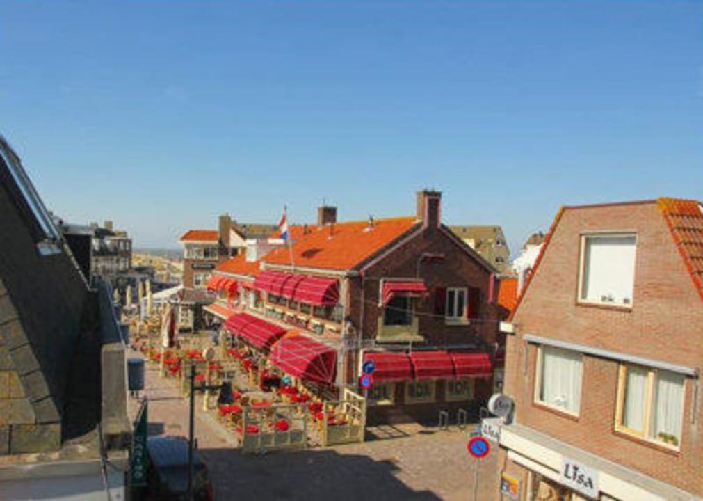 Ausblick aus dem Schlafzimmer Apartment Het Lichthuis