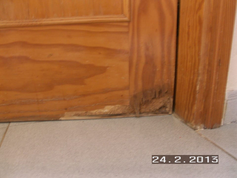 Badtür vergammelt BLUESEA Lagos de Cesar