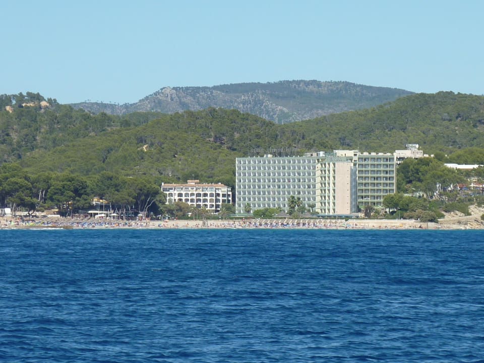 Vom Meer aus Hotel Vibra Beverly Playa