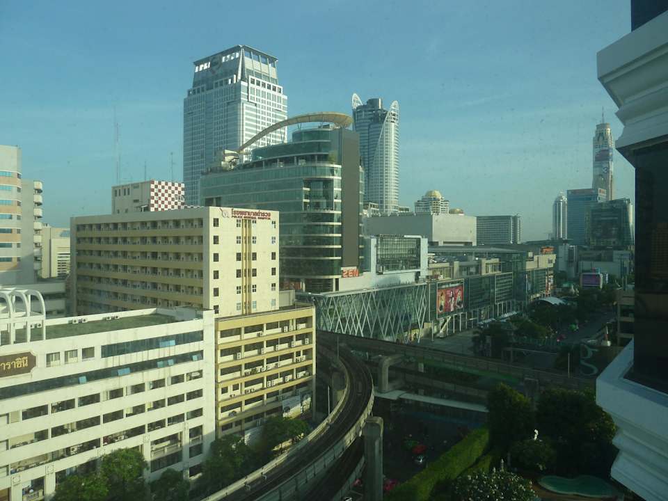 Blick auf Central World 14 Stock Grand Hyatt Erawan Bangkok