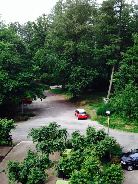 Ausblick von unserem Zimmer aus Hotel Notre Dame De Bonne-Fontaine