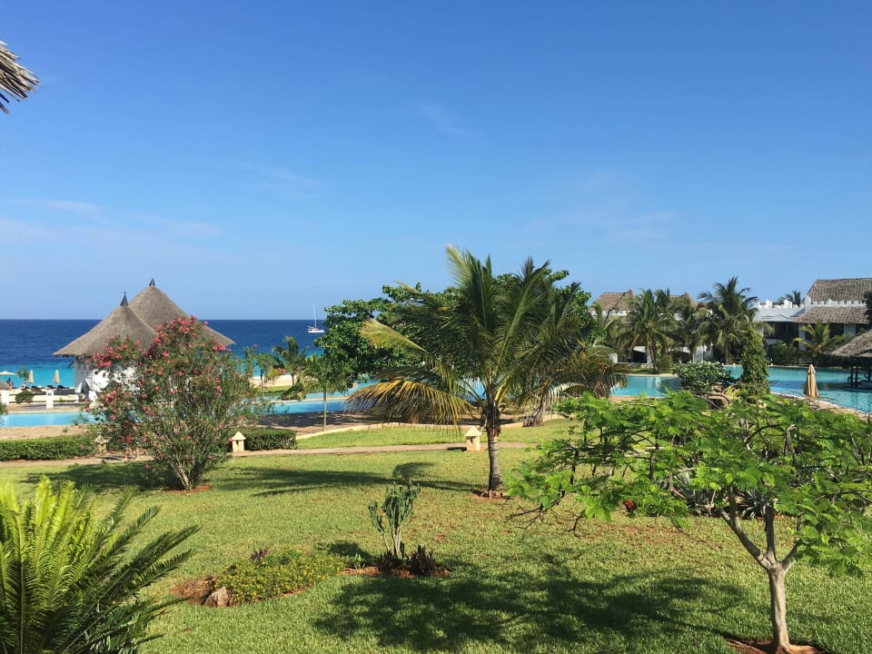 Blick von Zimmer Block J Royal Zanzibar Beach Resort