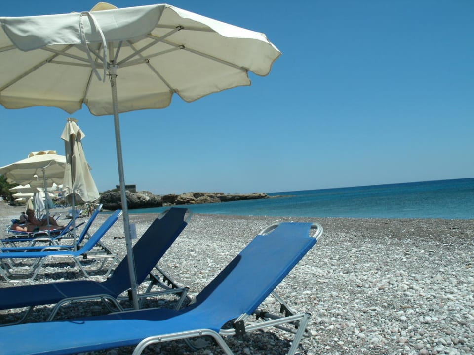 Der Strand war leer Tselios Apartments