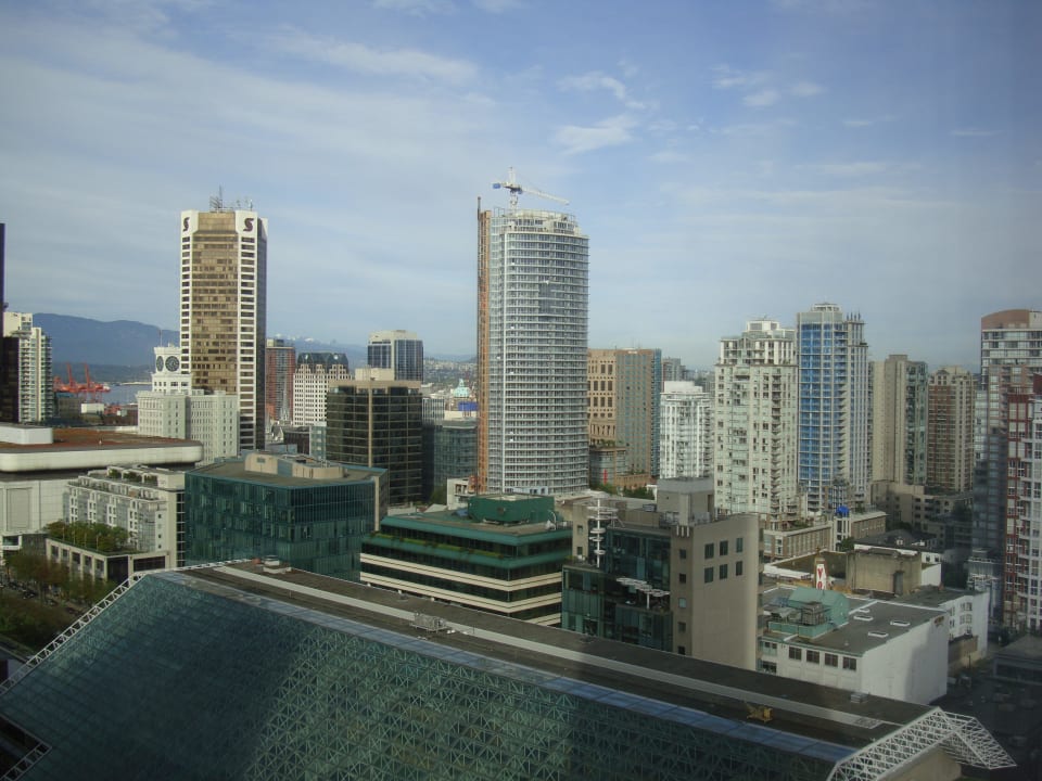Aussicht aus dem Zimmer Hotel Sheraton Vancouver Wall Center