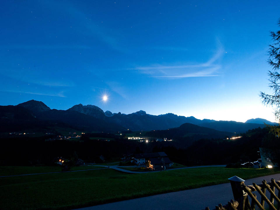 Haus Vergissmeinnicht Panoramaausblick Nachts Apartmenthaus Vergissmeinnicht