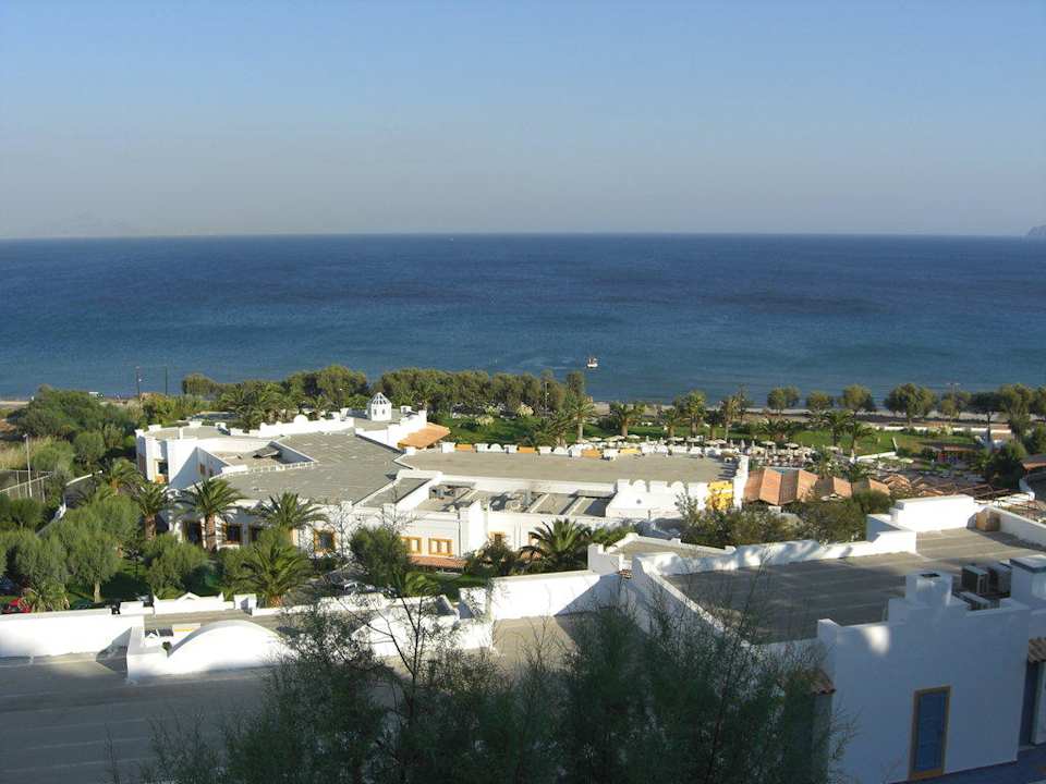 Blick von unserem Balkon Lagas Aegean Village