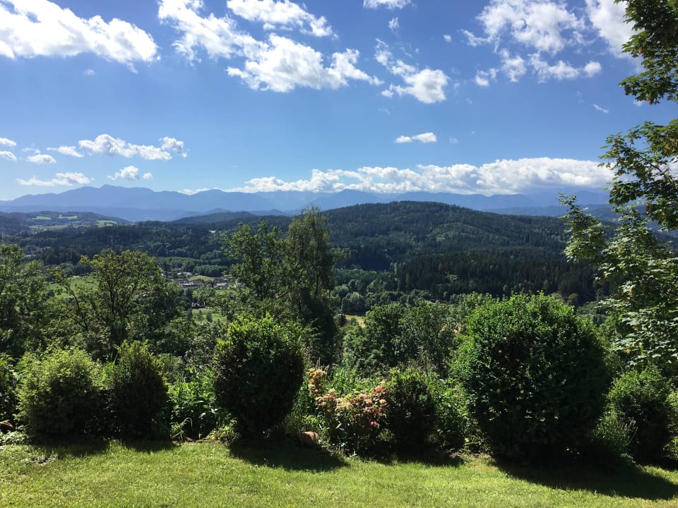 Ausblick Pyramidenkogel  Urlaubsbauernhof Wabnig