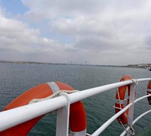 Viajando en el Ferry a Portugal