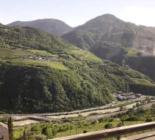 Blich vom Ritten auf die Eisack und Bozen