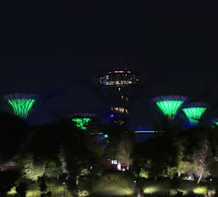 Gardens by the Bay abends