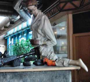 Dekoration im Gastraum