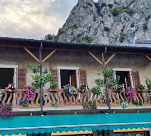 Die Wohnungen oberhalb