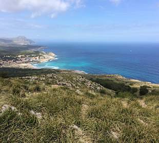 Blick auf Cala Mesquida