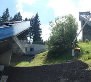 Die Skisprungschanzen im Kanzlersgrund