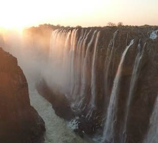 Sonnenuntergang , Sambia Seite