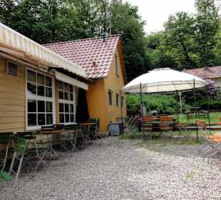 Garten der Waldgaststätte