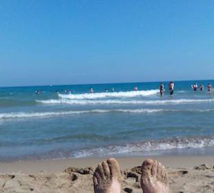 Strand vom Hotel