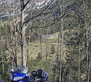 Parkplatz beim Aussichtspunkt Kanze