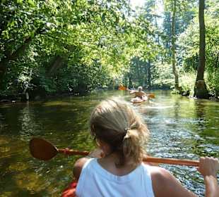 Paddeln auf der Krutynia