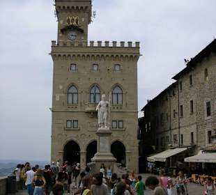 Am Hauptplatz von San Marino