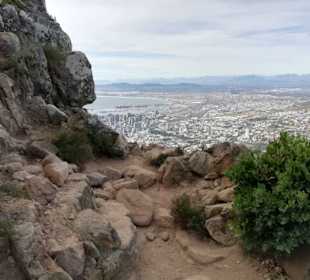 Ausblick beim Abstieg