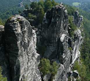 Blick von der Basteiaussicht