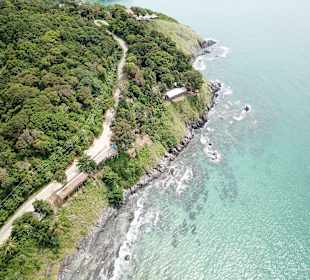 Süden der Insel von oben