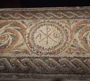 Mosaik mit christliche Zeichen