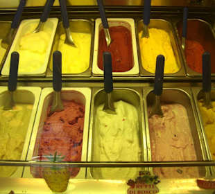 Die Eisdiele in der Nähe