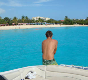 Ankunft vor Mullet Bay