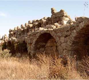Reste der Stadtmauer von Side