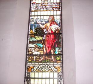 Kirchenfenster Johannes der Täufer