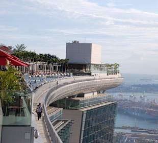 Aussicht vom Skypark, Marina Bay Sands